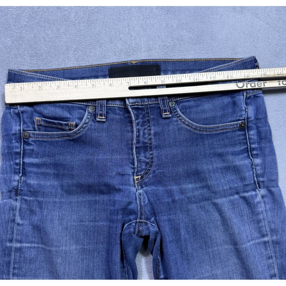Veronica Beard Jeans Womens 29x29 Slim Fit Tapered Stretch Indigo Lowrise USA - Picture 5 of 8